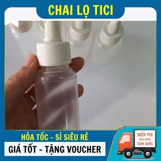 Chai Lọ Nhựa Mềm Nút Nhọn Nhỏ Giọt Ac 50ml/100ml Chiết Mực