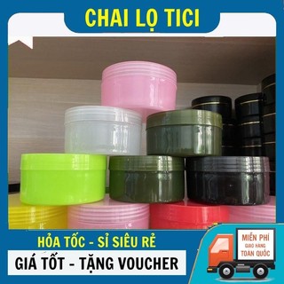 Hủ hộp nhựa s200 250g 300g đựng kem nhiều màu/hủ hộp gel s250g