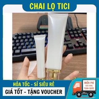 Tuýp chiết mỹ phẩm ✵ tuýp nhựa hột xoàn 20ml,100ml chiết mỹ phẩm , phụ kiện du lịch