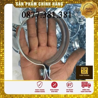 Đai ôm ống inox, cùm omega, cùm treo ống nước 1 bộ đã ráp