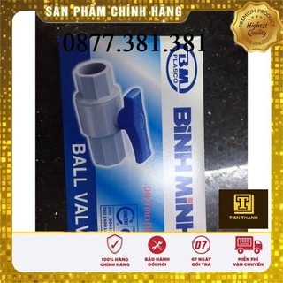 Van khóa nước BÌNH MINH PVC 21 - 27 - 34 CHÍNH HÃNG