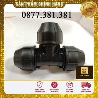 Tê Đều Tròn HATHACO Dùng Chia Nhánh Ống HDPE (D32 - D40)