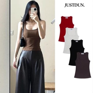 Áo tanktop 2 dây nữ cổ vuông JUSTDUN co giãn thoải mái BL01 Gonz.brand