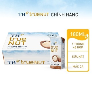 [DEAL LIVE KOL] Thùng 48 hộp sữa hạt mắc ca TH true NUT 180 ml (180 ml x 48)