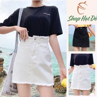 Chân váy kaki nữ chữ a kiểu dáng ngắn tua rua gấu cạp cao có quần bảo hộ siêu hot trend 2023 Shop Hạt Dẻ