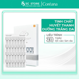 Tinh chất ampoule huyết thanh dưỡng trắng da 28ngày Rodin SSO White-up 28days Set, dưỡng ẩm sáng da