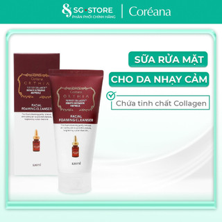 Sữa rửa mặt tạo bọt chuyên sâu COREANA ORTHIA PERFECT COLLAGEN 28 DAYS INTENSIVE AMPOULE FACIAL FOAMING CLEANSER