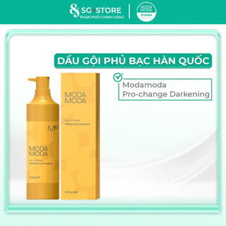Dầu gội phủ bạc Hàn Quốc MODAMODA Pro-change Darkening Shampoo, dầu phủ bạc thảo dược đen tóc tự nhiên an toàn lành tính