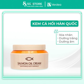 Kem cá hồi Hàn Quốc VERDEA SALMON OIL CREAM xóa nhăn, dưỡng trắng, dưỡng ẩm, chiết xuất cá hồi, 100g