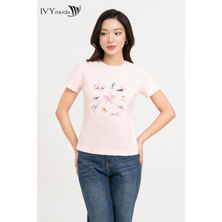 Áo thun Isla Tee nữ IVY moda MS 57M8776