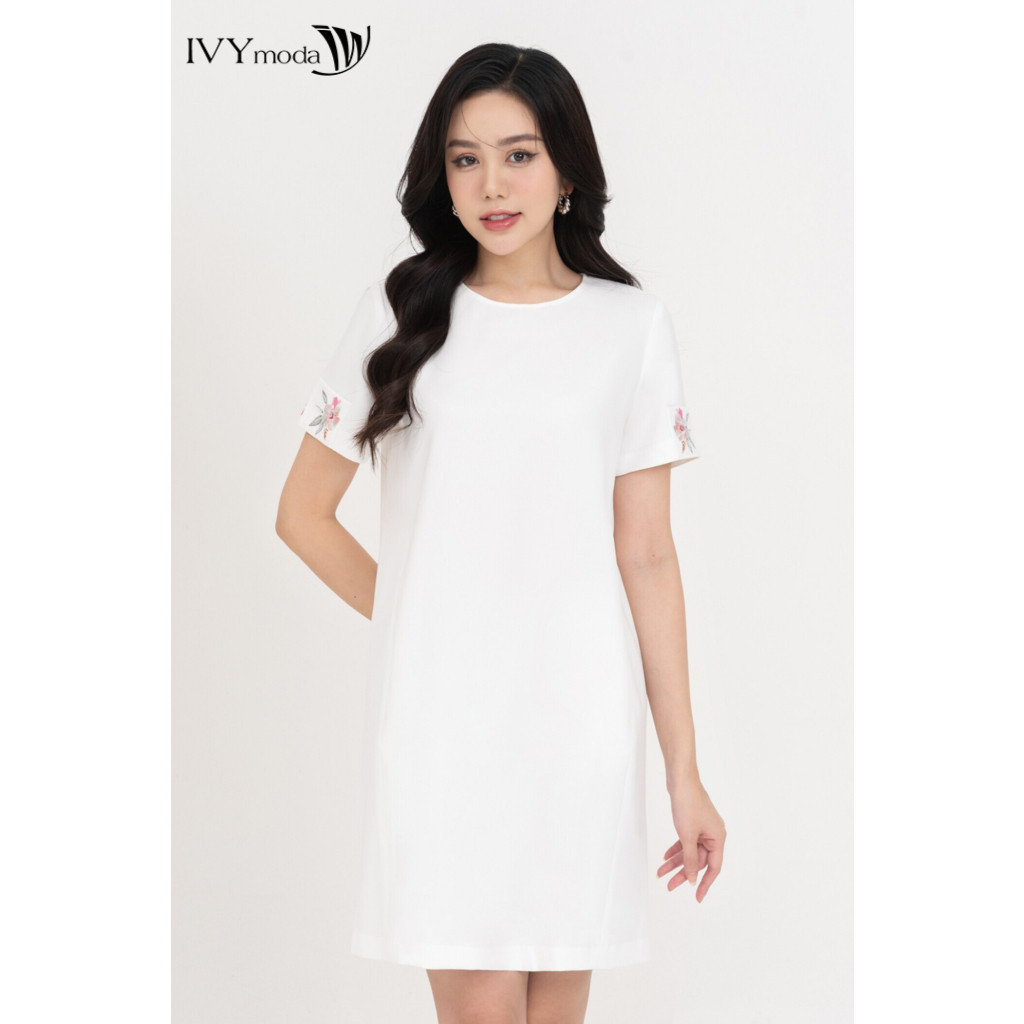 Aurora Dress - Đầm suông dệt burn out nữ IVY moda MS 47M8761 | BigBuy360 - bigbuy360.vn