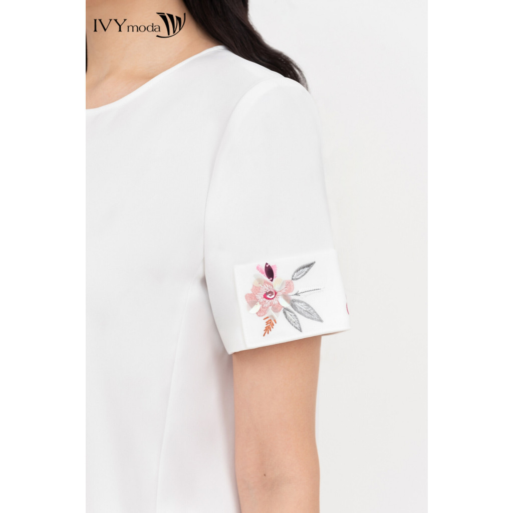 Aurora Dress - Đầm suông dệt burn out nữ IVY moda MS 47M8761 | BigBuy360 - bigbuy360.vn