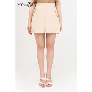 Quần shorts khaki túi kiểu nữ ivy moda ms 20m8794
