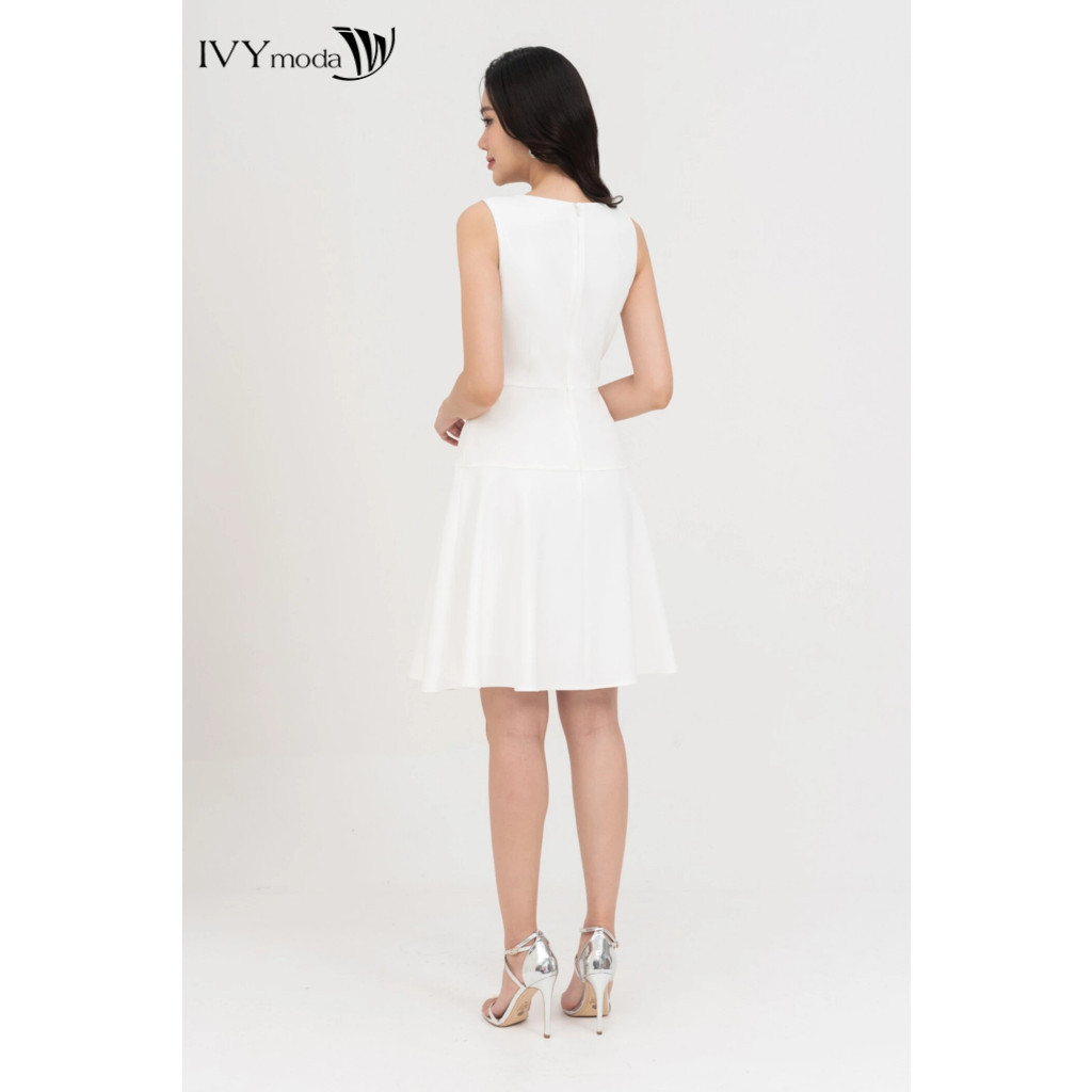 Isabella Dress - Đầm xòe dệt burn out nữ IVY moda MS 41M8700 | BigBuy360 - bigbuy360.vn