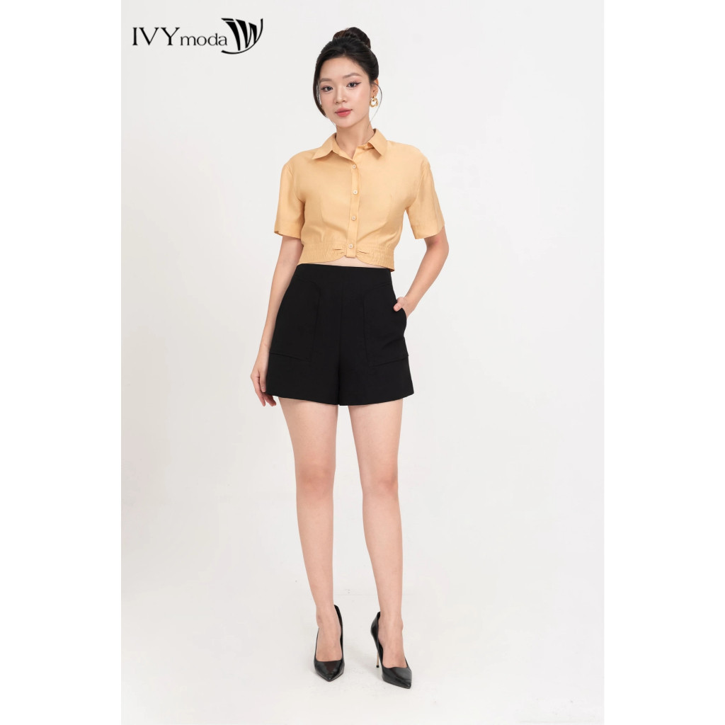 Quần shorts Tuysi túi kiểu nữ IVY moda MS 20M8805 | BigBuy360 - bigbuy360.vn