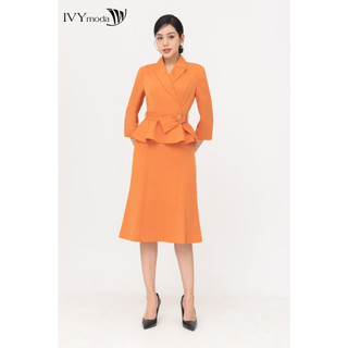 Đầm cổ k đuôi cá nữ ivy moda ms 48b9597