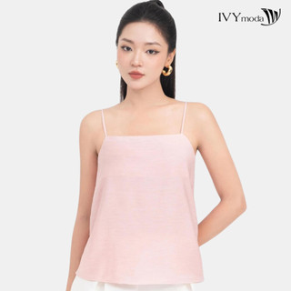 Áo lụa 2 dây cổ vuông nữ ivy moda ms 12b9875