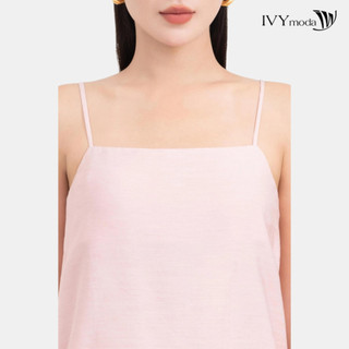 Áo lụa 2 dây cổ vuông nữ IVY moda MS 12B9875