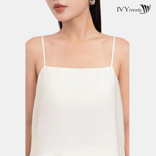 Áo lụa 2 dây cổ vuông nữ IVY moda MS 12B9875