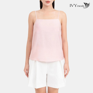 Áo lụa 2 dây cổ vuông nữ IVY moda MS 12B9875