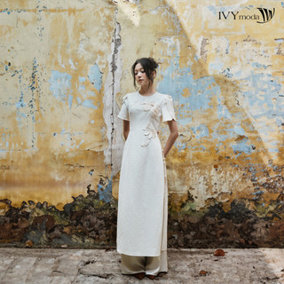Set áo dài diễm thư nữ ivy moda ms 86m8550