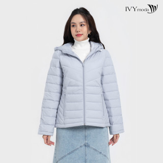 [ OUTLET KHÔNG ĐỔI TRẢ ] Áo phao cổ mũ nữ form rộng IVY moda MS 70B8888