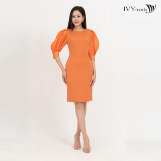 Đầm ôm tay kiểu nữ ivy moda ms 48m8546