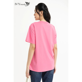 Áo thun nữ đính hạt IVY moda MS 57M7477