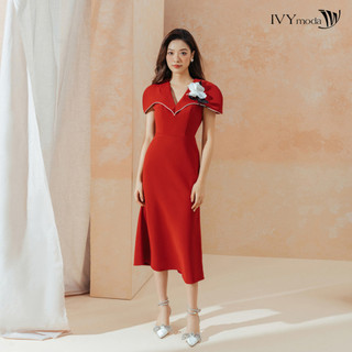 Đầm đuôi cá tay cape nữ IVY moda MS 45S2760