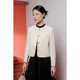 Áo khoác Twill dáng lửng nữ IVY moda MS 67T0224