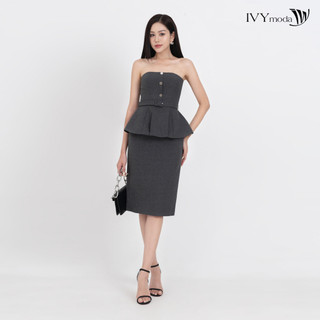 Mini bandeau dress - đầm dạo phố nữ ivy moda ms 41b9509