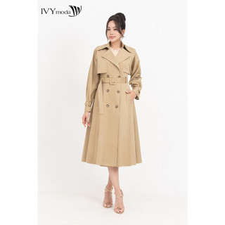 Trench coat - áo khoác măng tô có đai nữ ivy moda ms 71b9547