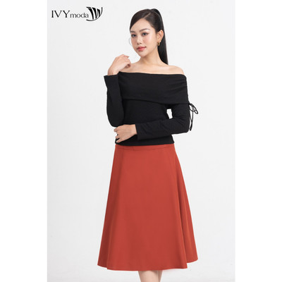 Áo thun trễ vai nữ IVY moda MS 58M8598