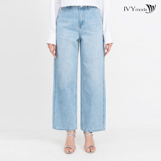 Quần bò phối túi sườn nữ ivy moda ms 25m7874