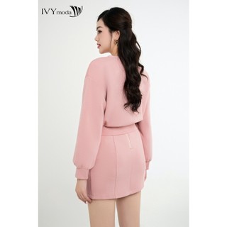 Chân váy thun dáng mini IVY moda MS 31T0118