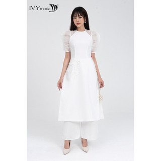 Bộ áo dài tuyết mai ivy moda ms 86m8068