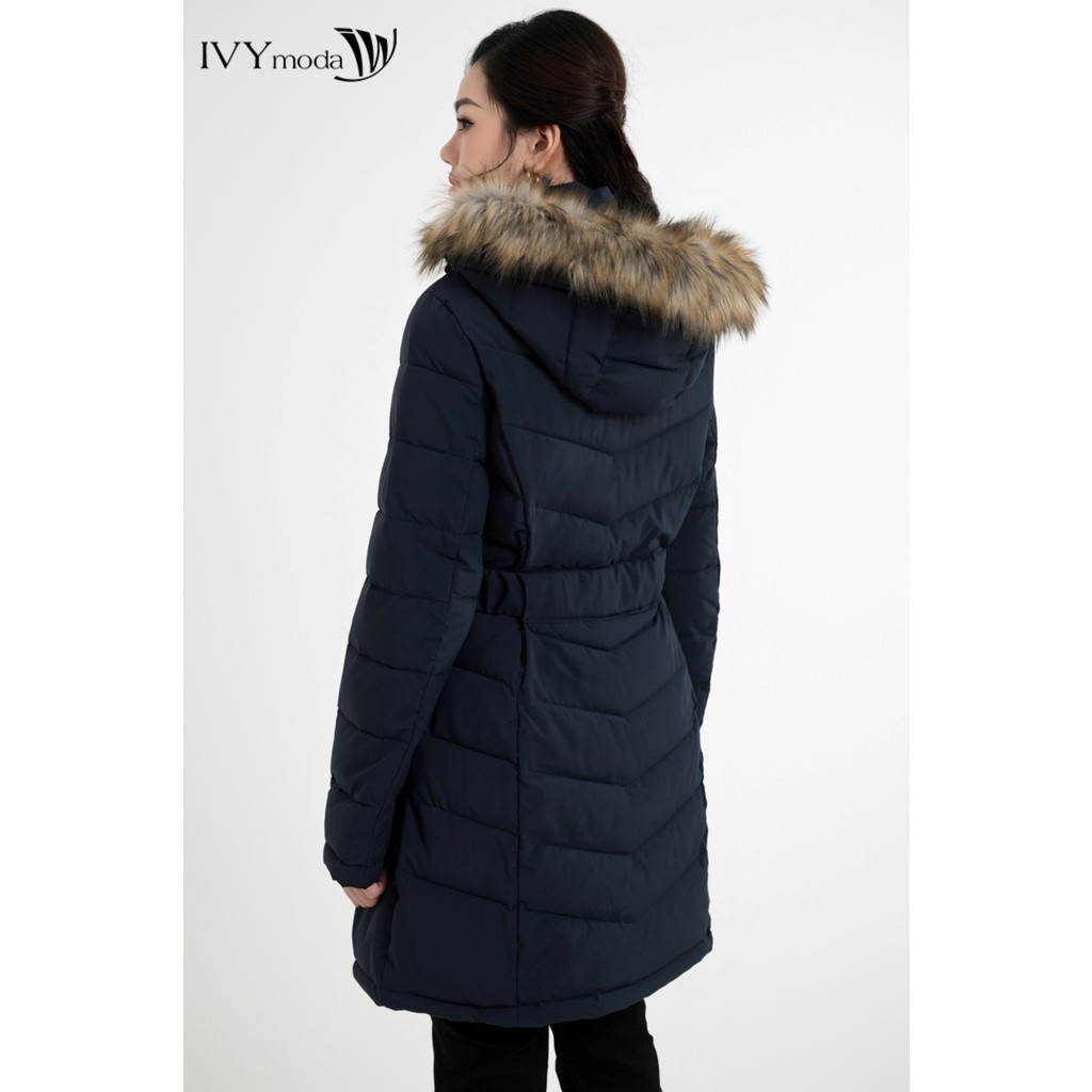 Áo phao kèm đai dáng dài IVY moda MS 71B8887 | BigBuy360 - bigbuy360.vn