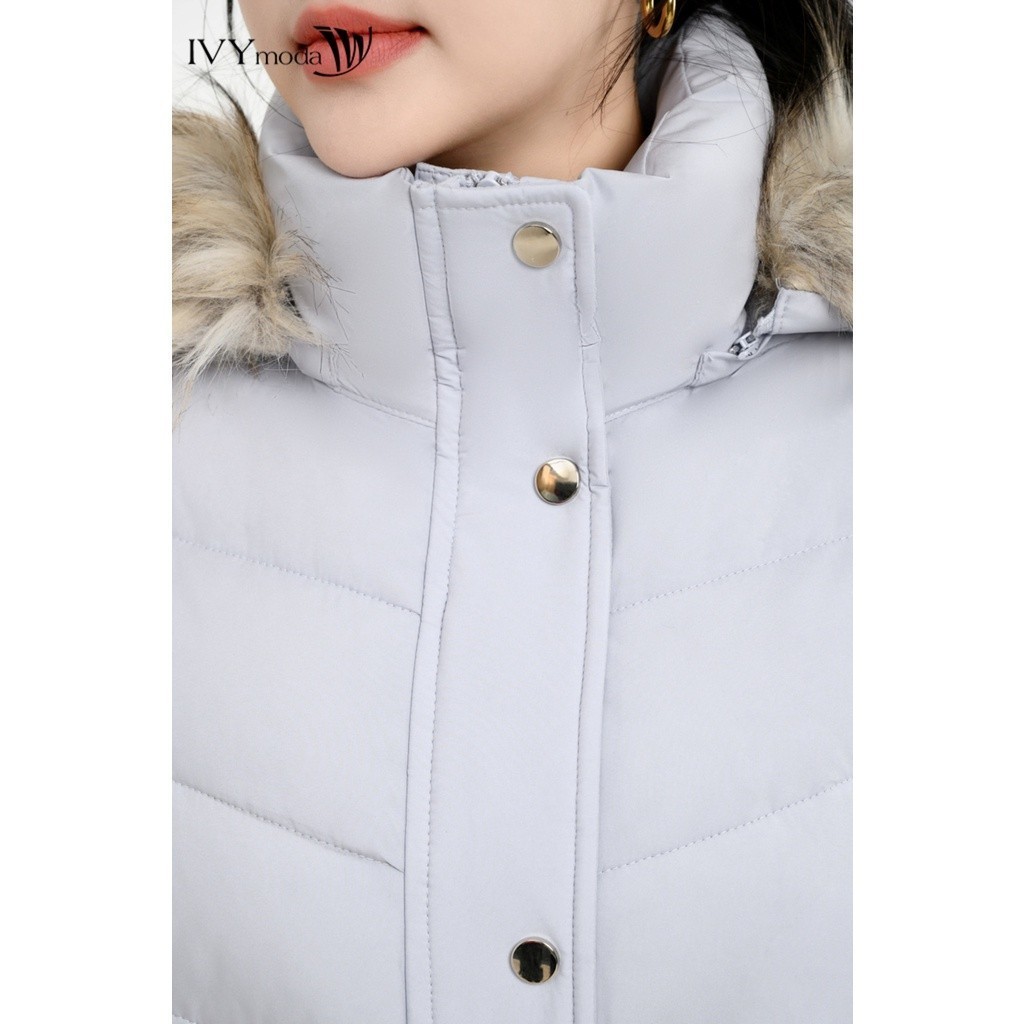 Áo phao kèm đai dáng dài IVY moda MS 71B8887 | BigBuy360 - bigbuy360.vn