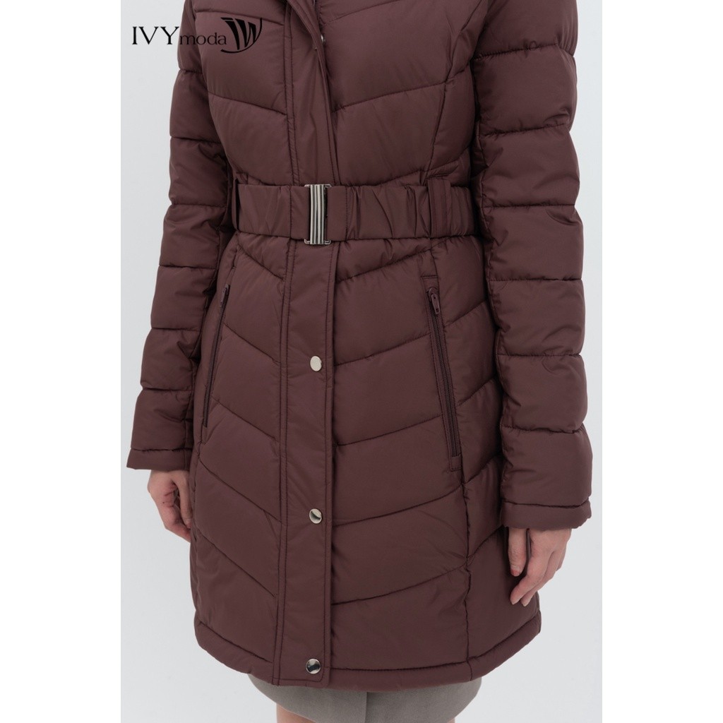 Áo phao kèm đai dáng dài IVY moda MS 71B8887 | BigBuy360 - bigbuy360.vn