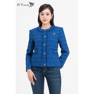 Áo vest tweed otis nữ ivy moda ms 67m8578