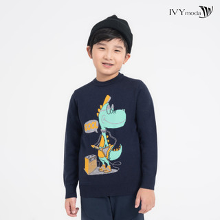 Áo len khủng long cool bé trai ivy moda ms 58k1278