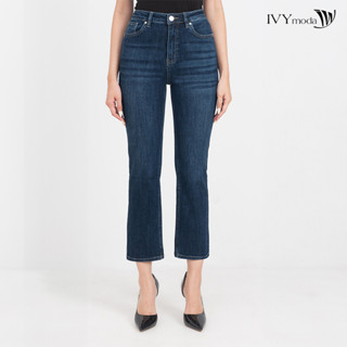 Quần jeans ống loe nhẹ nữ IVY moda MS 25M7876
