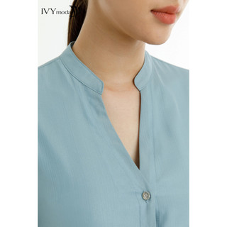 Đầm lụa phối bèo nữ IVY moda MS 48M7640