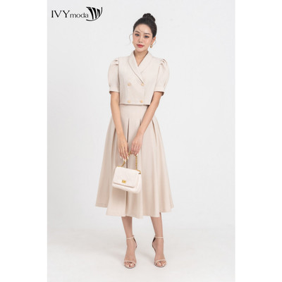 Chân váy xếp ly Elysia Set IVY moda MS 31M8445