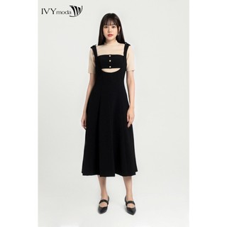 Đầm xòe nữ cut out ivy moda ms 41m7994