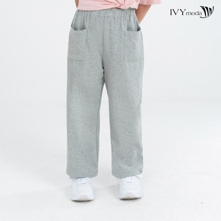 Quần thun ống suông bé gái ivy moda ms 22g1438