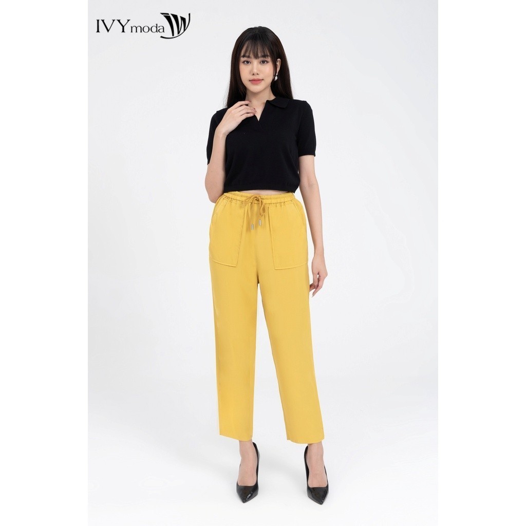 Quần lửng ống đứng nữ IVY moda MS 22M7615