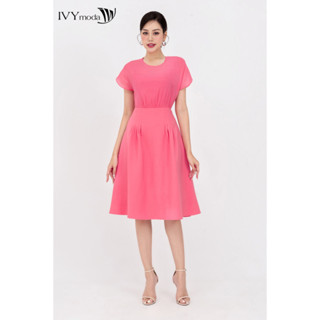 Đầm 2 lớp dáng xòe nữ IVY moda MS 48M8285