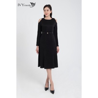 Đầm thun nữ cut out IVY moda MS 42M7955