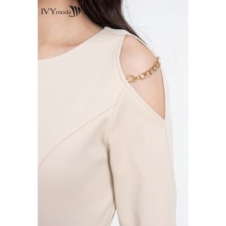 Đầm thun nữ cut out IVY moda MS 42M7955